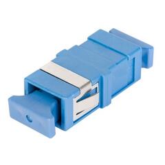 Adapter SM SC-SPX Blue Flangeless, metall clip, Zr. sleeve